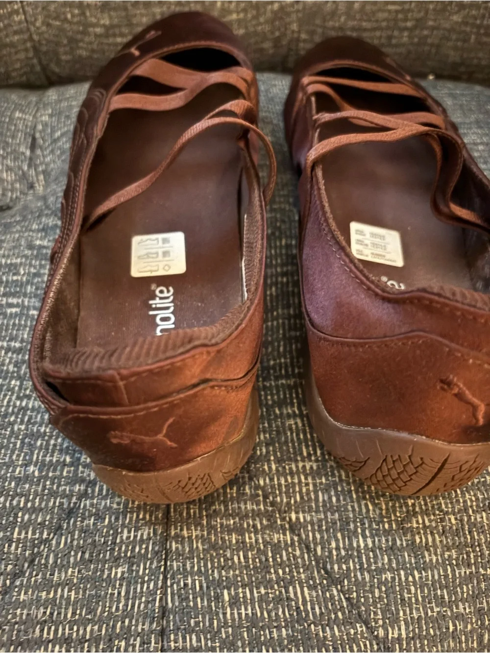 PUMA Speedcat Satin Ballet Women's Sneakers in Chocolate Brown//size9womens - Picture 4 of 7